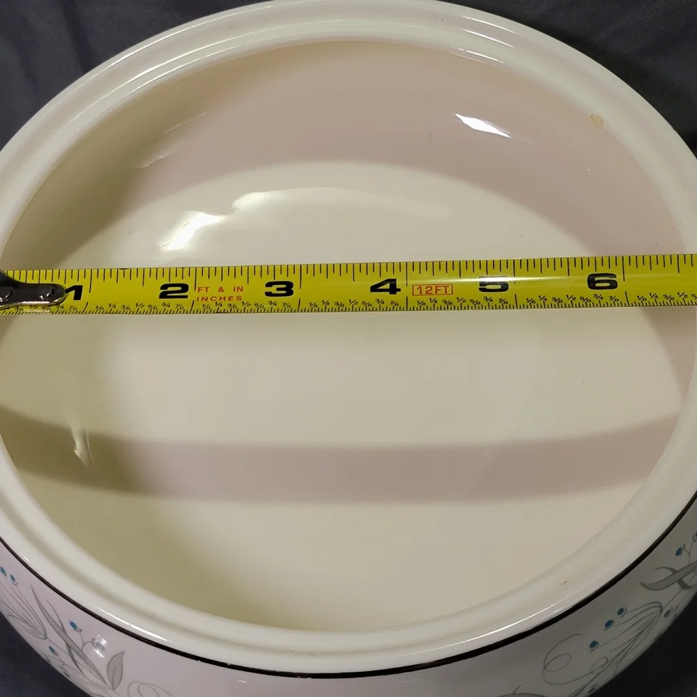 Vintage 1950s Homer Laughlin Celeste Collection Small Covered Serving Dish
